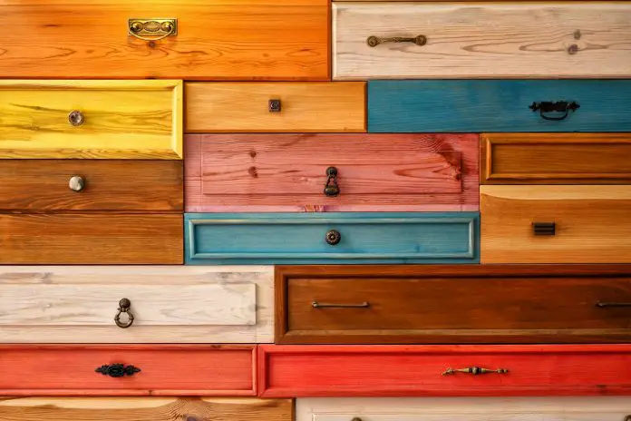 Colorful Wooden Drawer